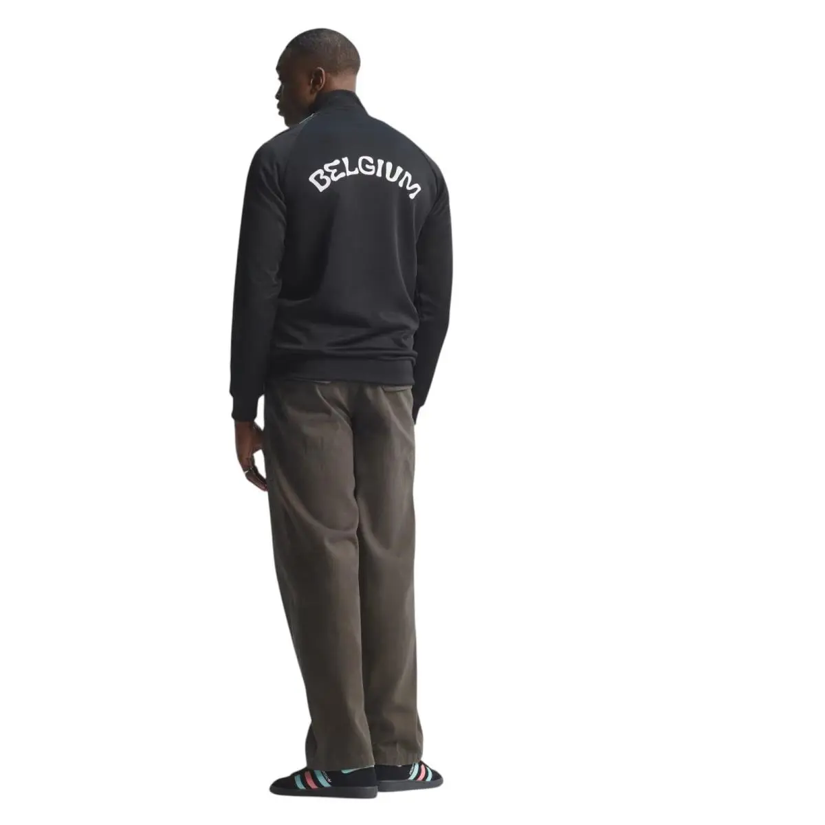 Adidas clothing - Adidas Originals Belgium Track Top - JZ2206 - Black 10