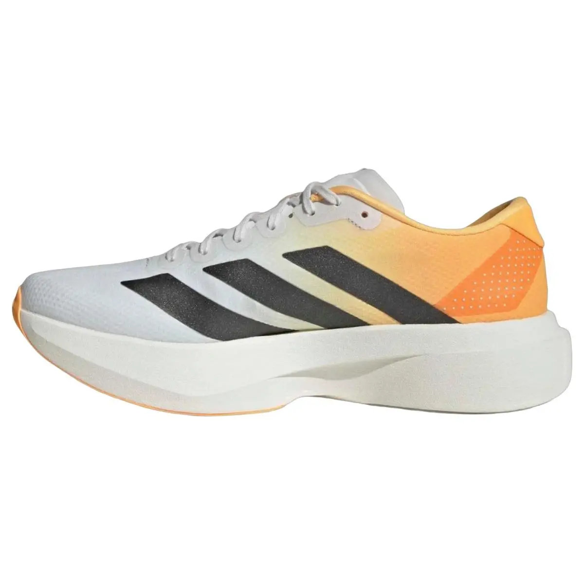 Adidas shoes - Adizero Evo Sl Woven - Adizero Evo Woven - KJ2521 - Crystal White/Lucid Tangerine/Iron Metallic 2