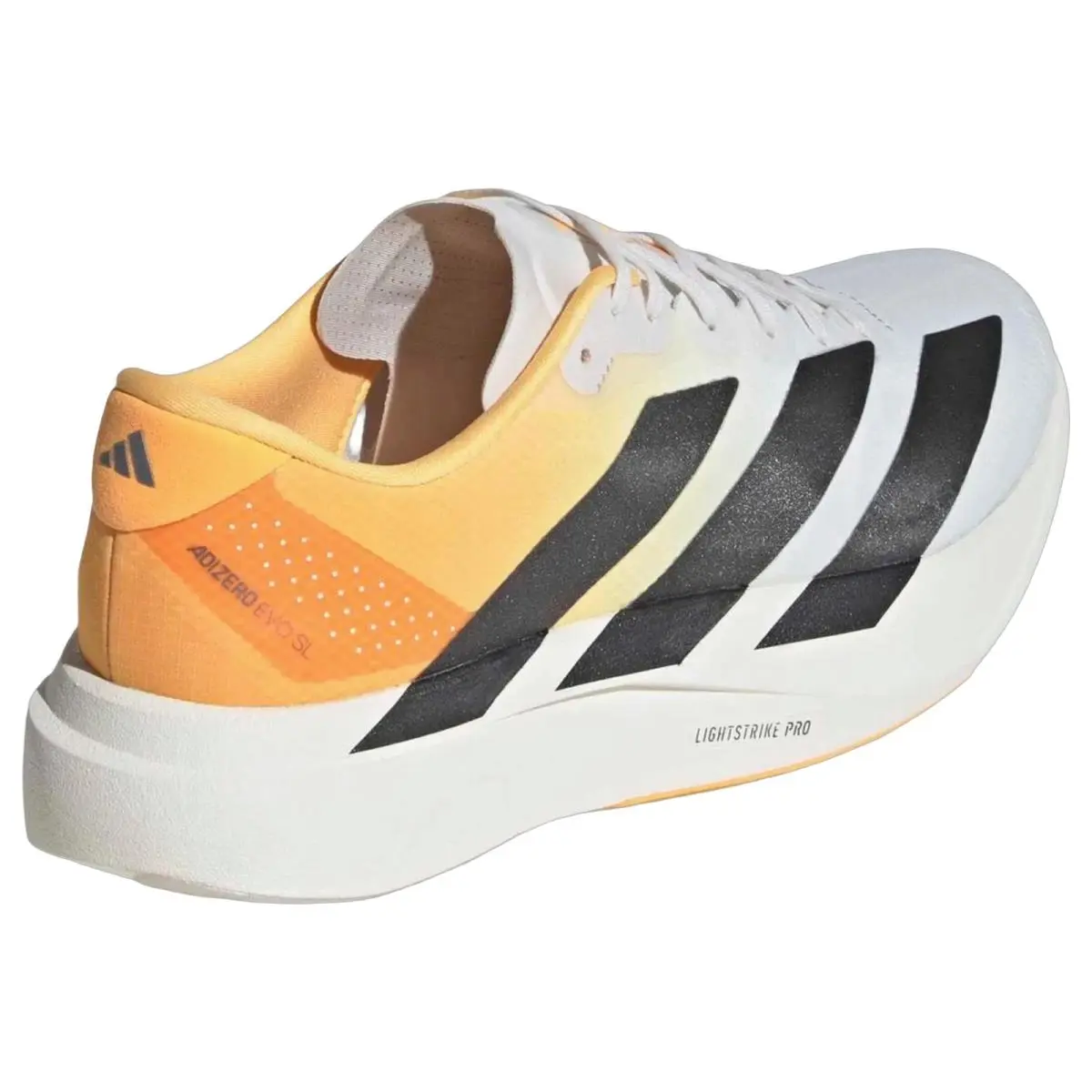 Adidas shoes - Adizero Evo Sl Woven - Adizero Evo Woven - KJ2521 - Crystal White/Lucid Tangerine/Iron Metallic 13