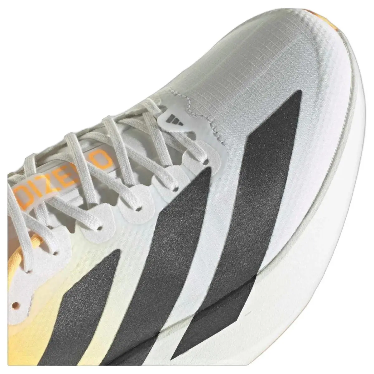 Adidas shoes - Adizero Evo Sl Woven - Adizero Evo Woven - KJ2521 - Crystal White/Lucid Tangerine/Iron Metallic 14