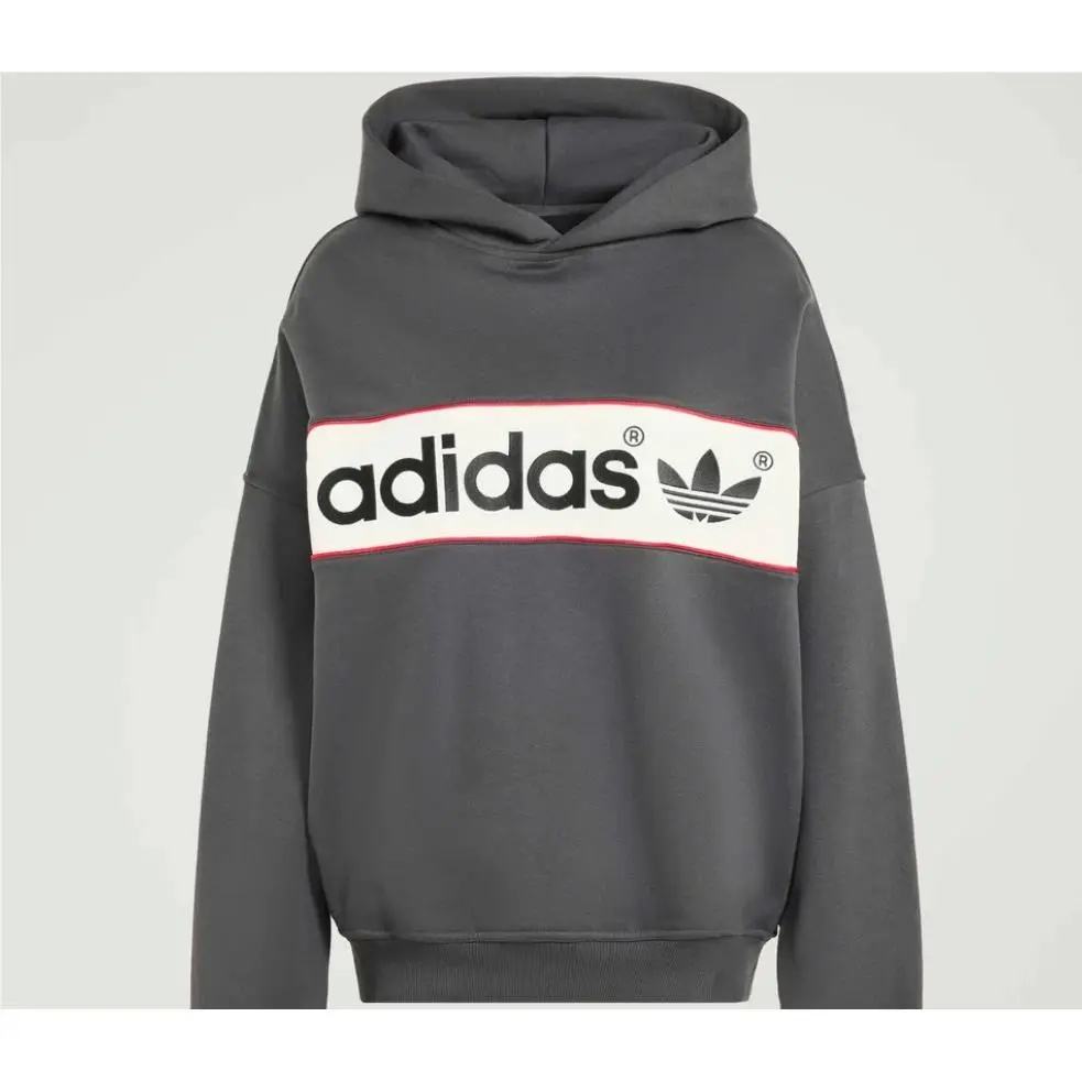 Adidas clothing - Utility Black / Off White / Scarlet Red Piping 0