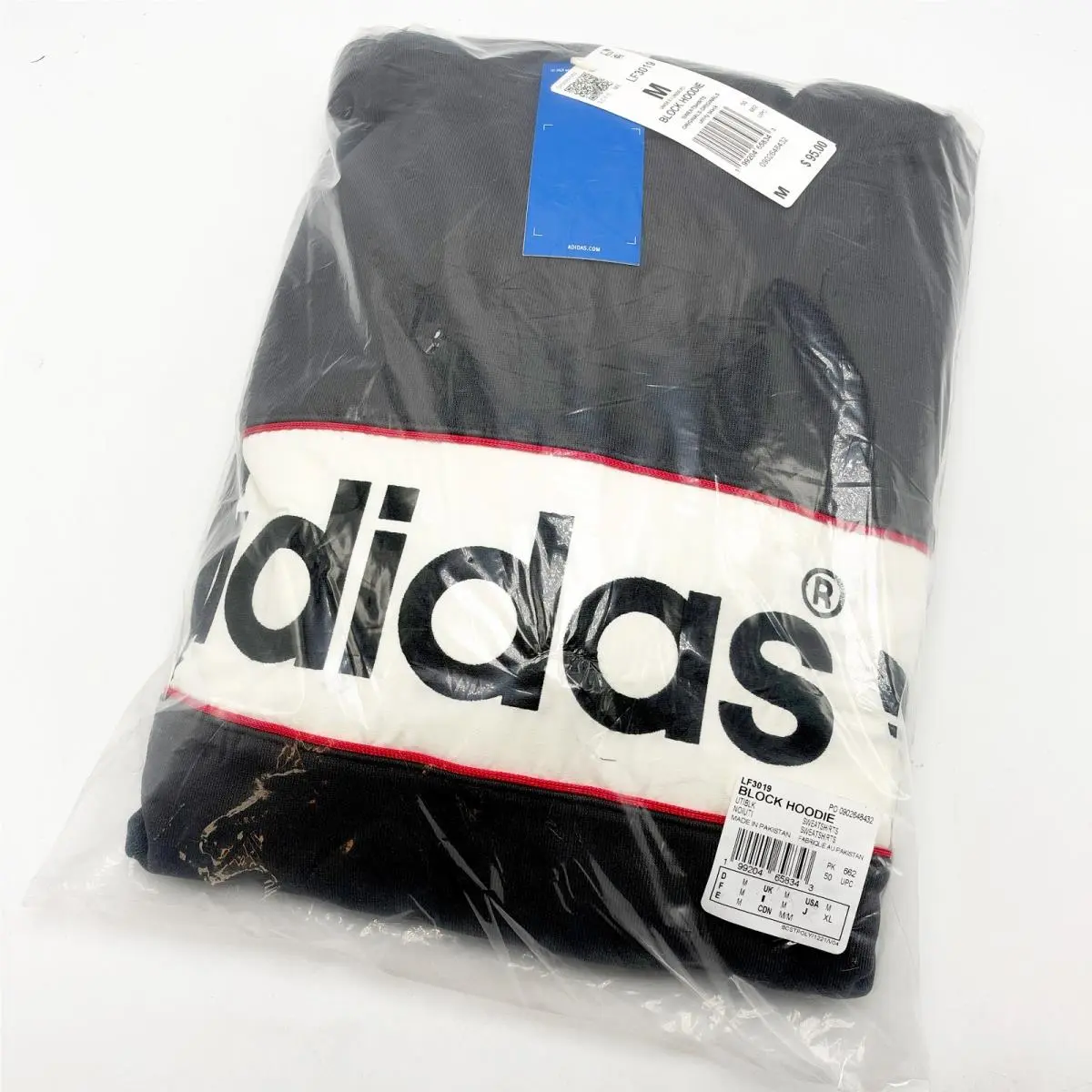 Adidas clothing - Utility Black / Off White / Scarlet Red Piping 4