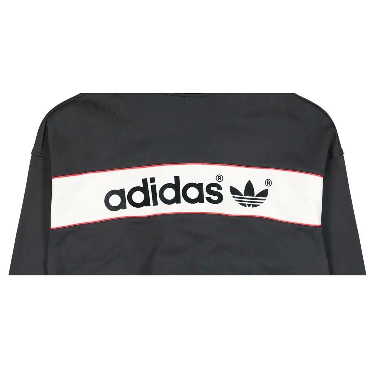 Adidas clothing - Utility Black / Off White / Scarlet Red Piping 8