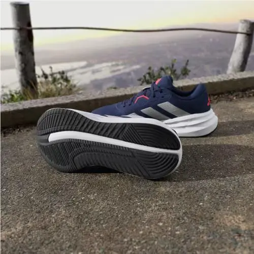 Adidas shoes - Dark Blue / Silver Metallic / Lucid Red 2