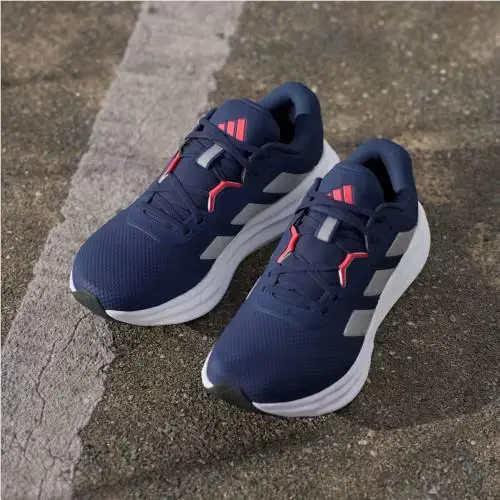 Adidas shoes - Dark Blue / Silver Metallic / Lucid Red 3