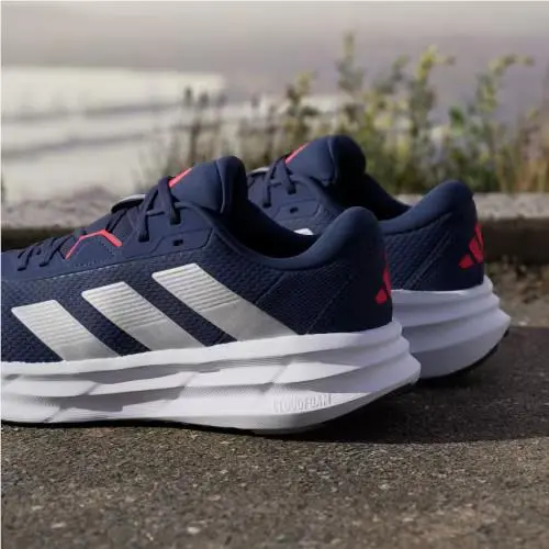 Adidas shoes - Dark Blue / Silver Metallic / Lucid Red 19