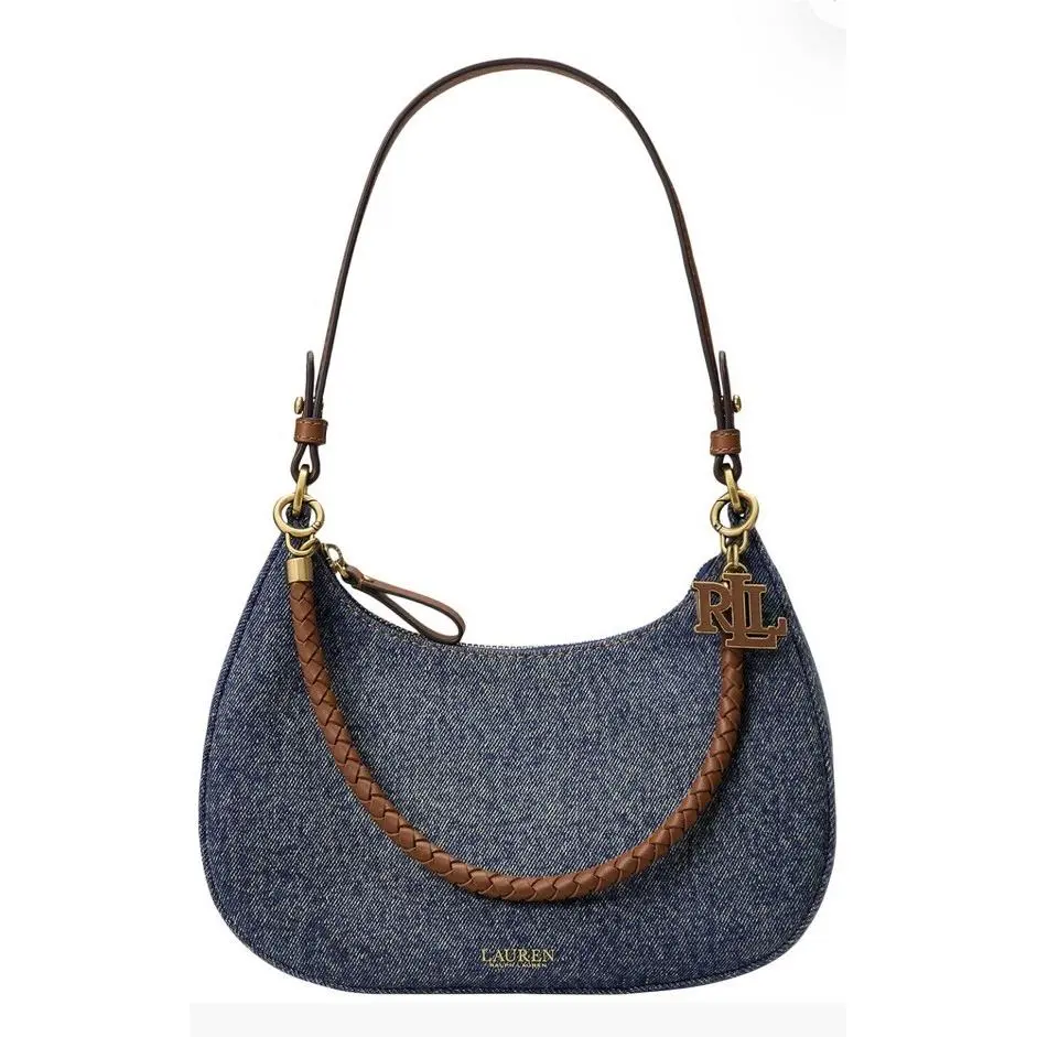 Polo  Marcy Denim Shoulder Bag by Ralph Lauren