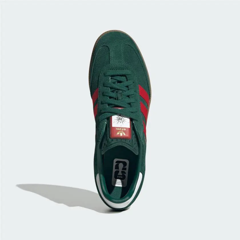 Adidas shoes - Team Dark Green / Better Scarlet / Gum 6