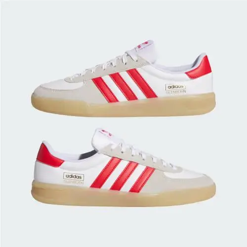 Adidas shoes - Cloud White / Better Scarlet / Gum 6