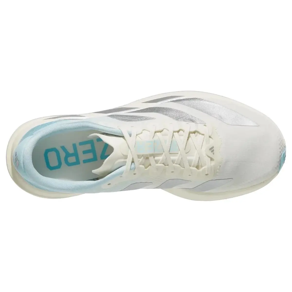 Adidas shoes - Adizero Evo Sl Woven - Adizero Evo Woven - KJ2550 - Off White/Silver Metallic/Icey Blue 8
