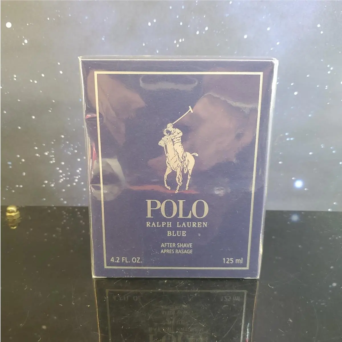 Vtg Ralph Lauren Polo Blue After Shave 4.2oz 125ml Rare 2002
