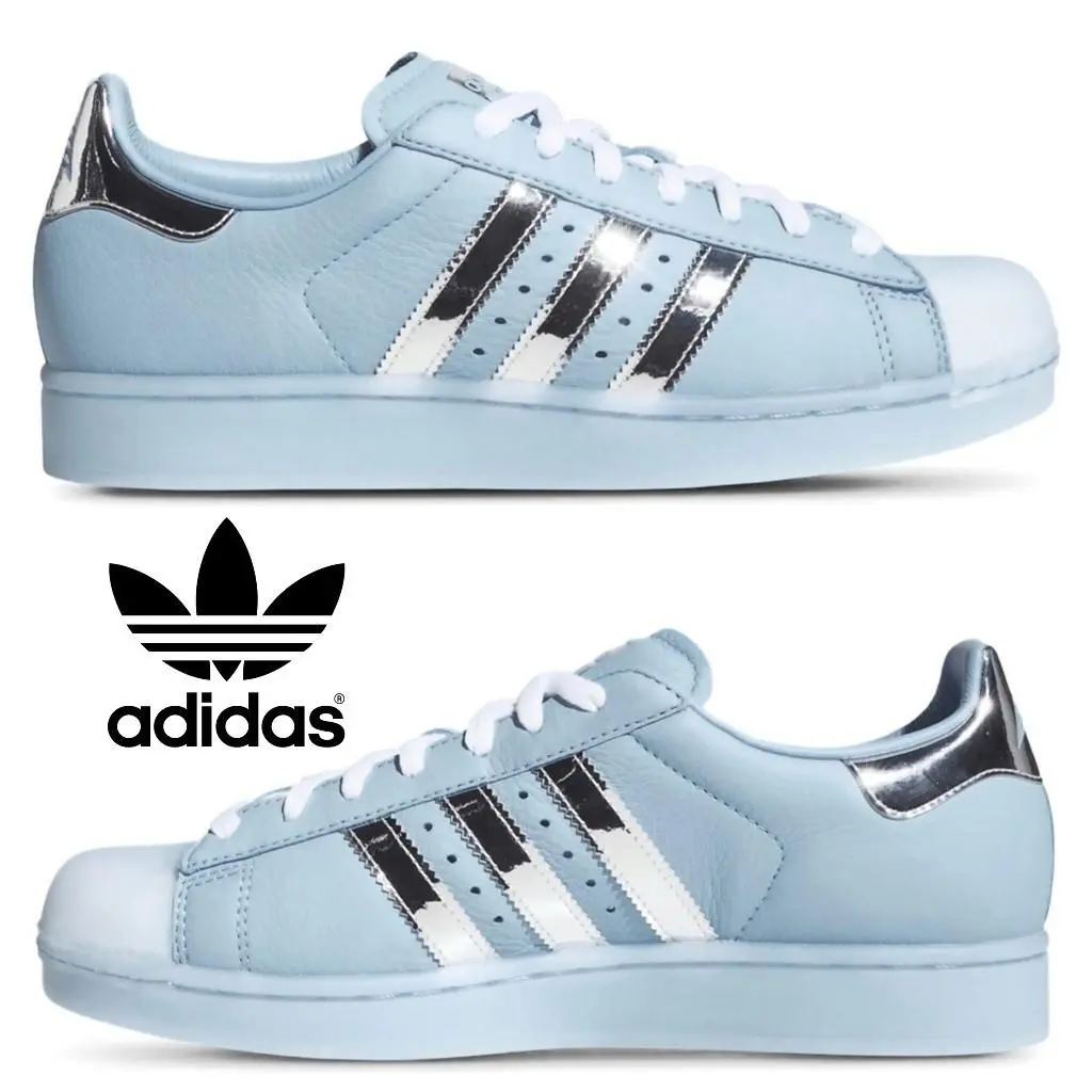 Adidas shoes - adidas Superstar - Superstar - Blue, Manufacturer: Silver/Blue/Blue 13