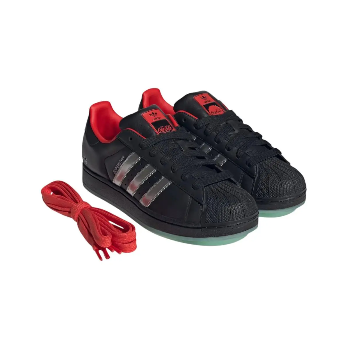 Adidas shoes - Adidas Originals X Coca Cola Superstar II - KH6891 - Black 8