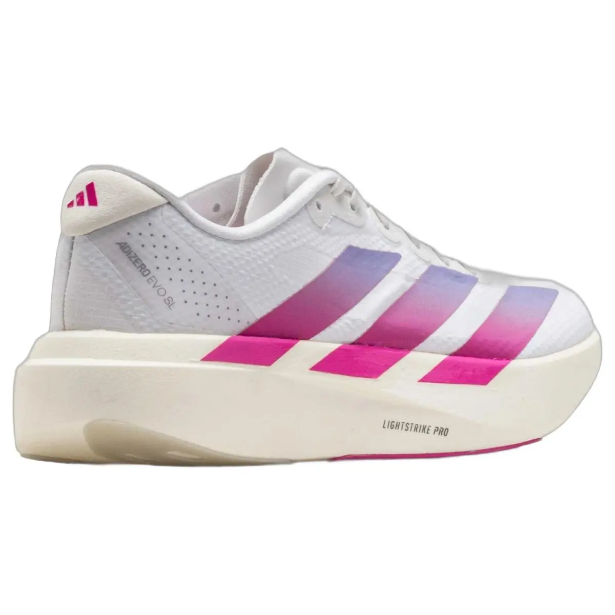 Adidas shoes - Adizero Evo Sl Woven - Adizero Evo Woven - KJ2551 - White/Fuchia 11