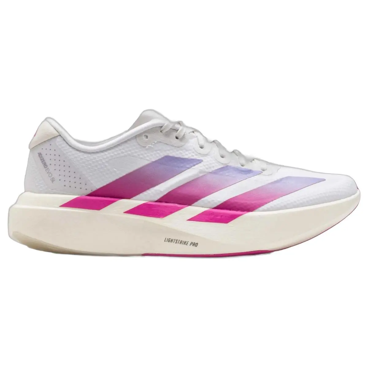 Adidas shoes - Adizero Evo Sl Woven - Adizero Evo Woven - KJ2551 - White/Fuchia 6