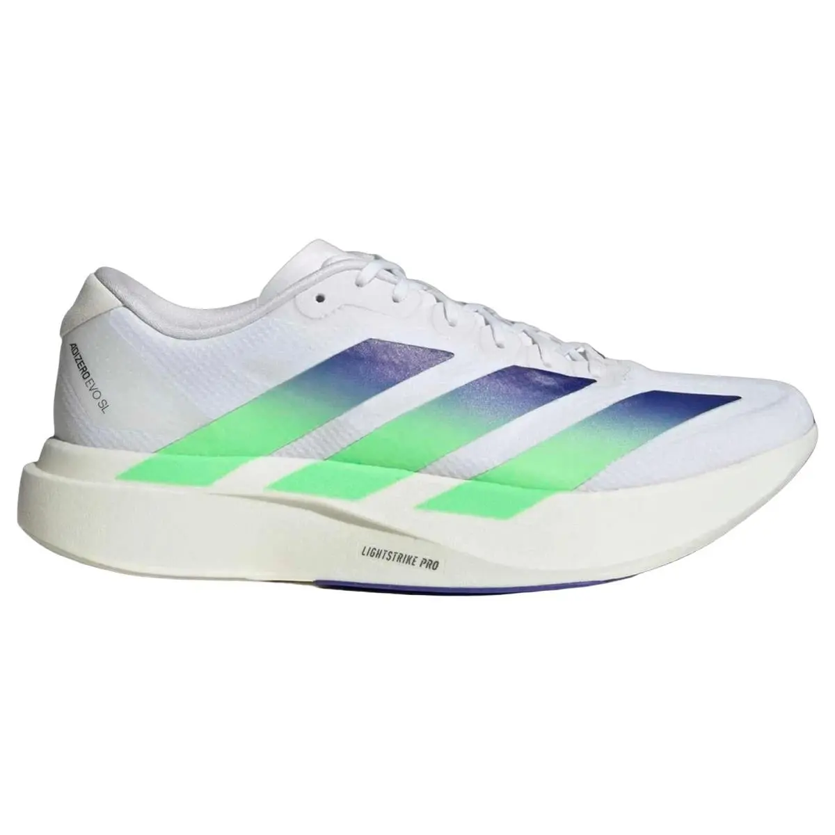 Adidas shoes - Adizero Evo Sl Woven - Adizero Evo Woven - KJ2522 - Ftwr White/Beam Green/Core White 8