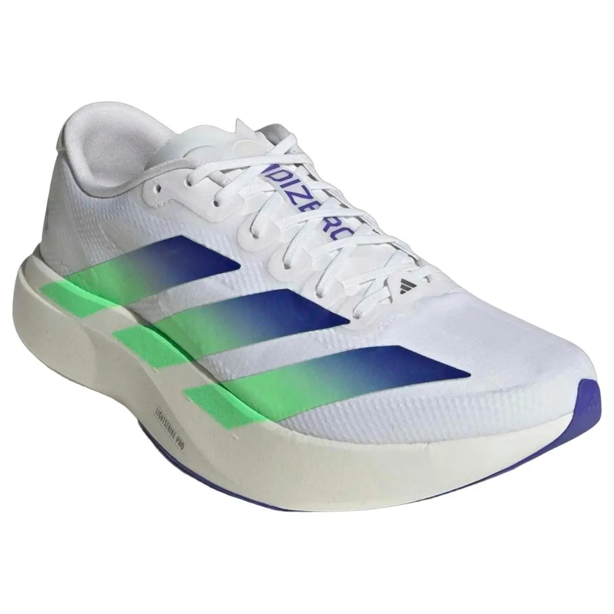 Adidas shoes - Adizero Evo Sl Woven - Adizero Evo Woven - KJ2522 - Ftwr White/Beam Green/Core White 12