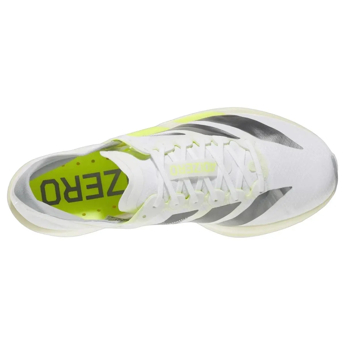 Adidas shoes - Adizero Takumi Sen 11 - Adizero Takumi Sen - KH8898 - Cloud White/Iron Metallic/Solar Yellow 2