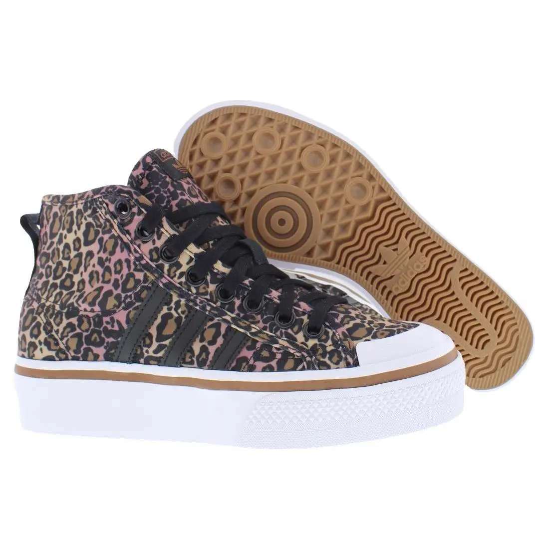 Adidas shoes - Core Black/Footwear White/Wild Brown, Main: Multi-Colored 3