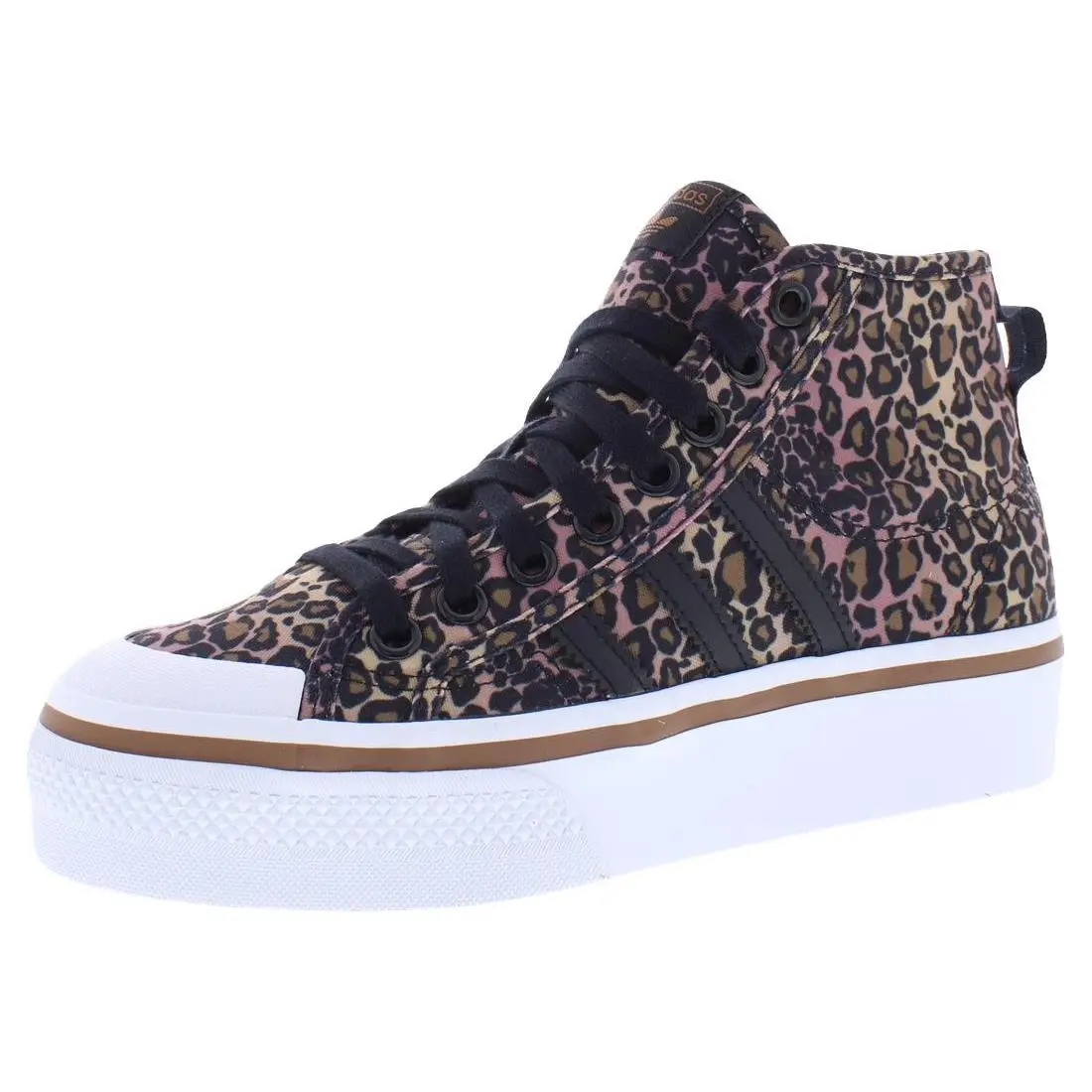 Adidas shoes - Core Black/Footwear White/Wild Brown, Main: Multi-Colored 4