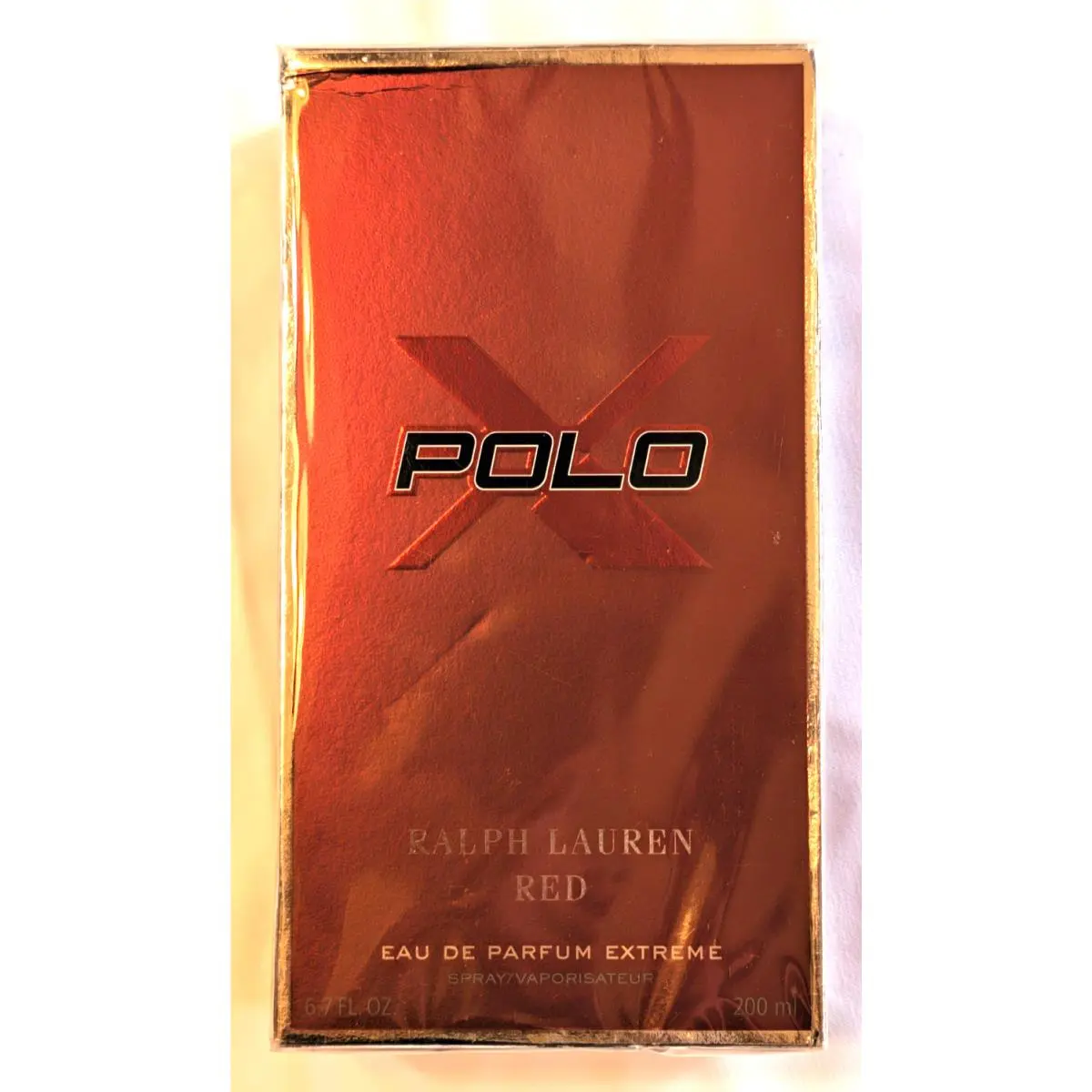 Nip Polo Ralph Lauren Red Men`s Eau de Parfum Extreme Spray 200 mL 6.7 fl oz