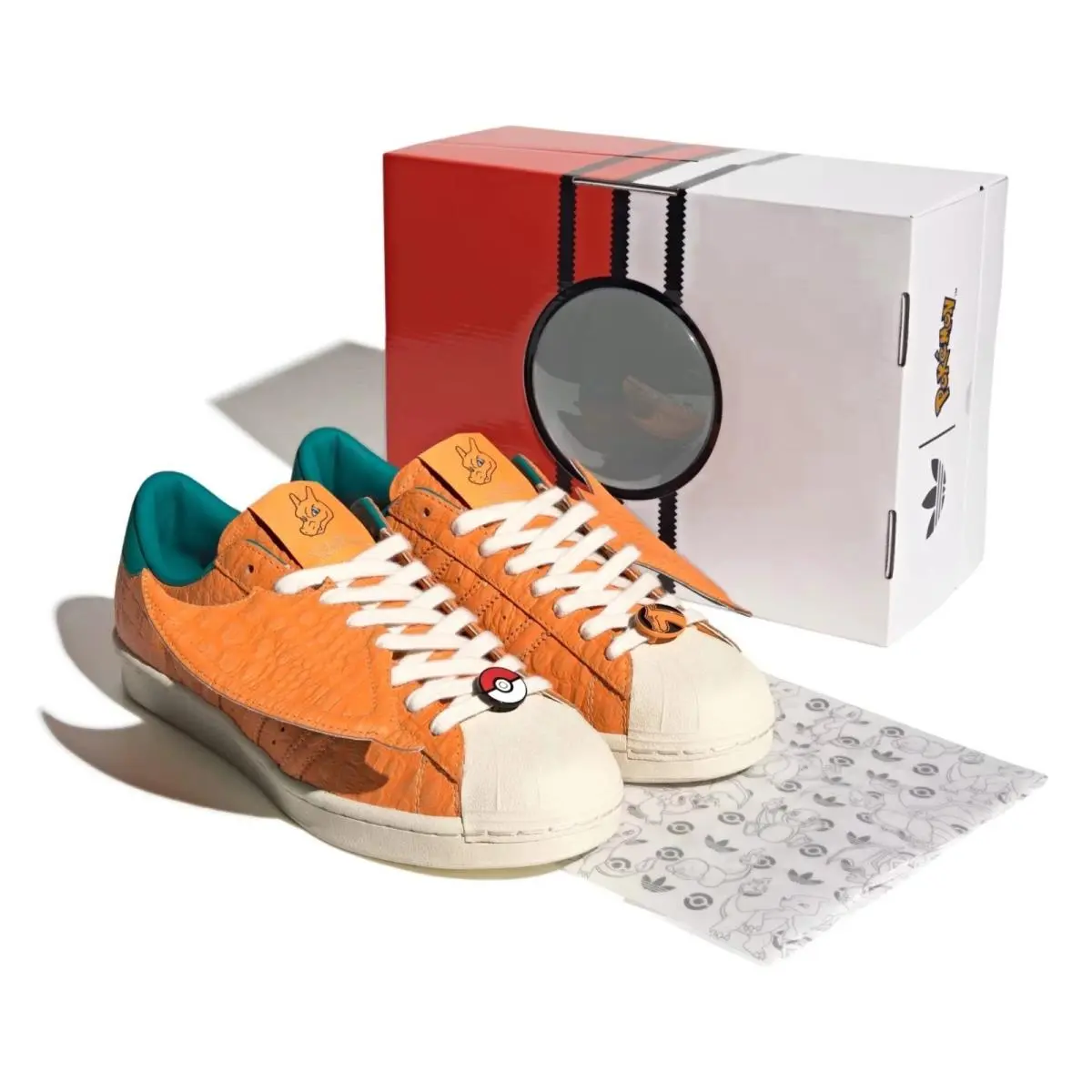 Adidas shoes - adidas Superstar - Superstar - Orange, Manufacturer: Pure Tangerine / Pure Tangerine / Equipment Green 26