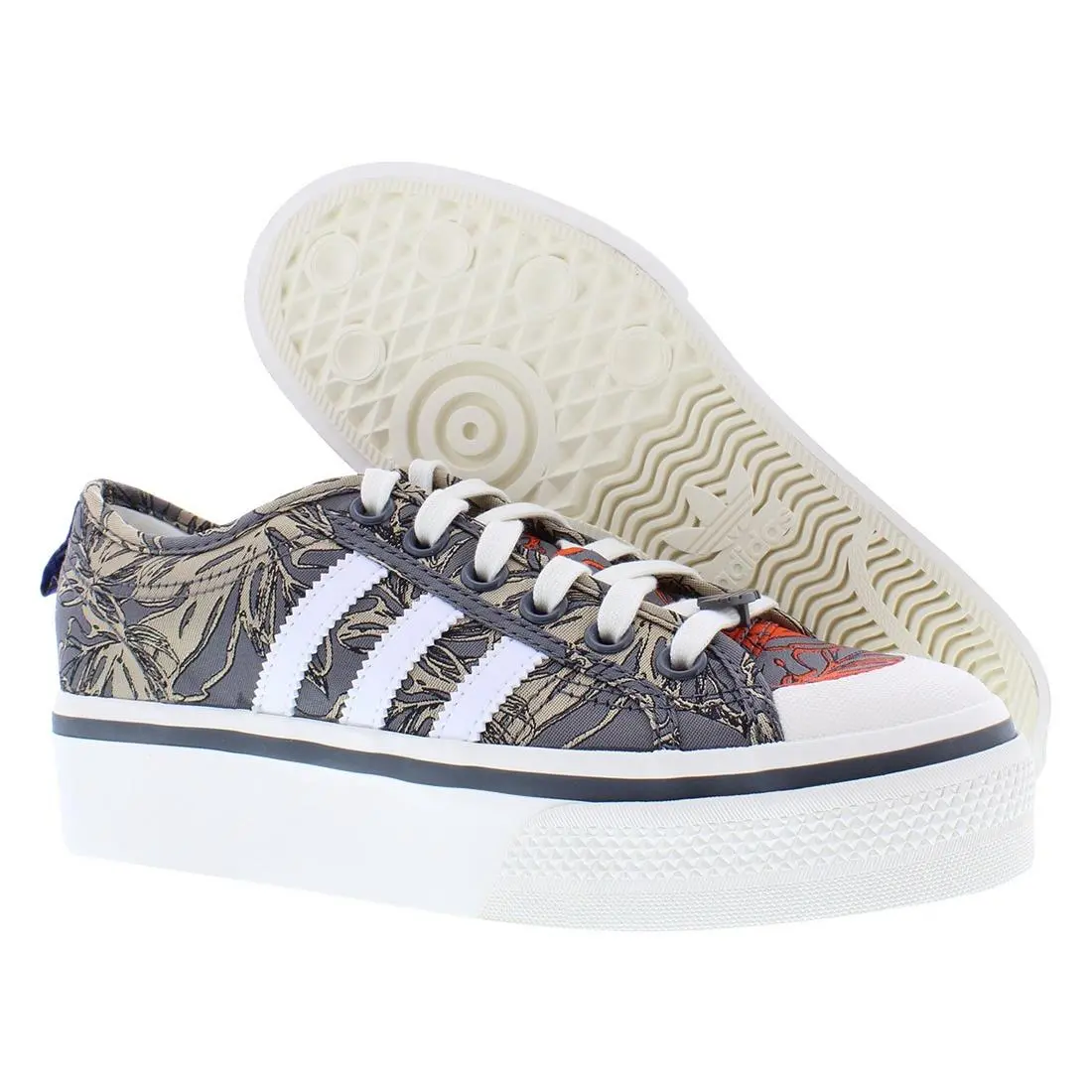 Adidas shoes - Off White/Footwear White/Impact Orange, Main: Grey 4