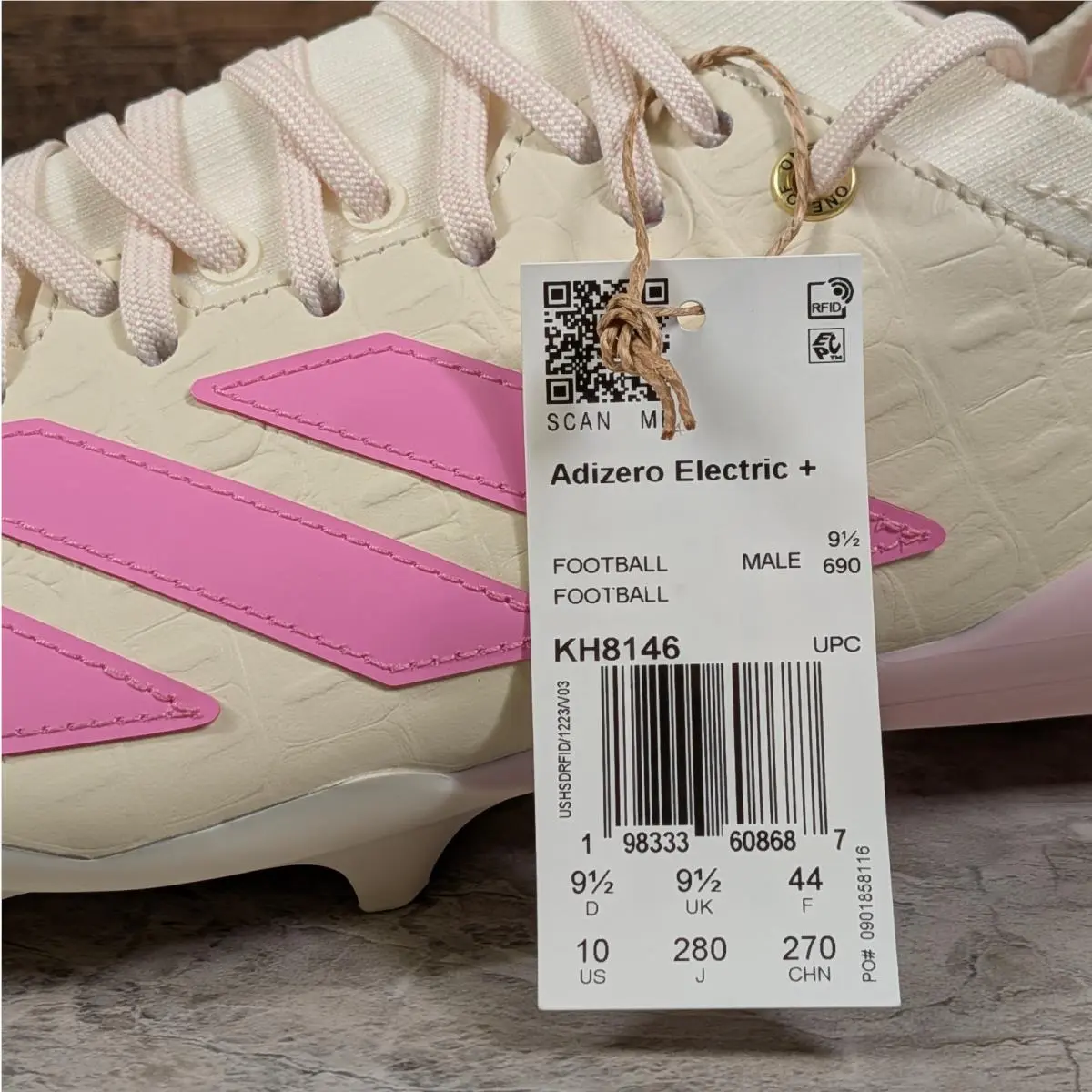 Adidas shoes - adidas Adizero Electric+ II - Adizero - KH8146 - White (UPC: 198333608687) 9