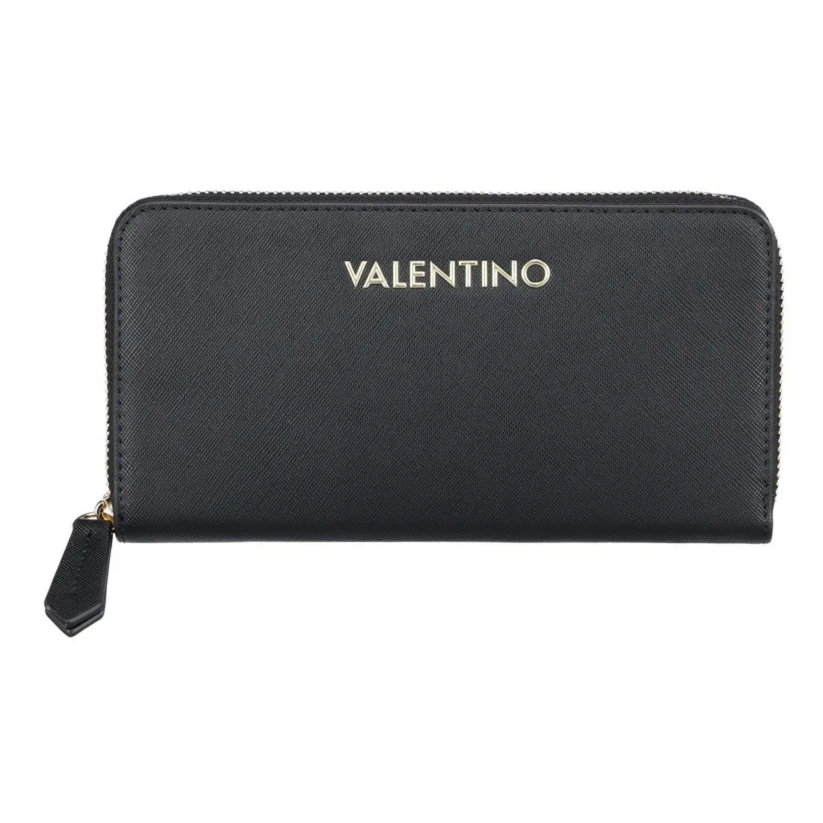 Valentino Zero Re Zip Around Wallet Slim Zip-around Design Women Wallet In Black