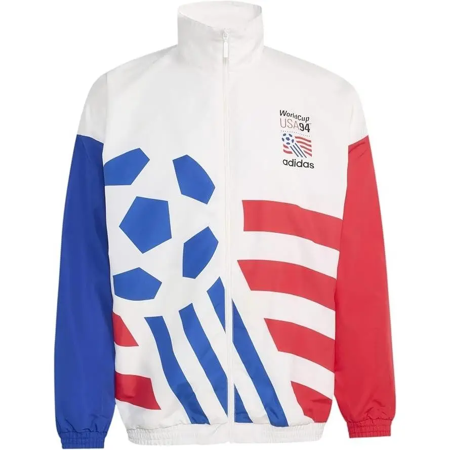 Adidas clothing - adidas Originals Graphic Woven Track Top - KC5442 - White 0