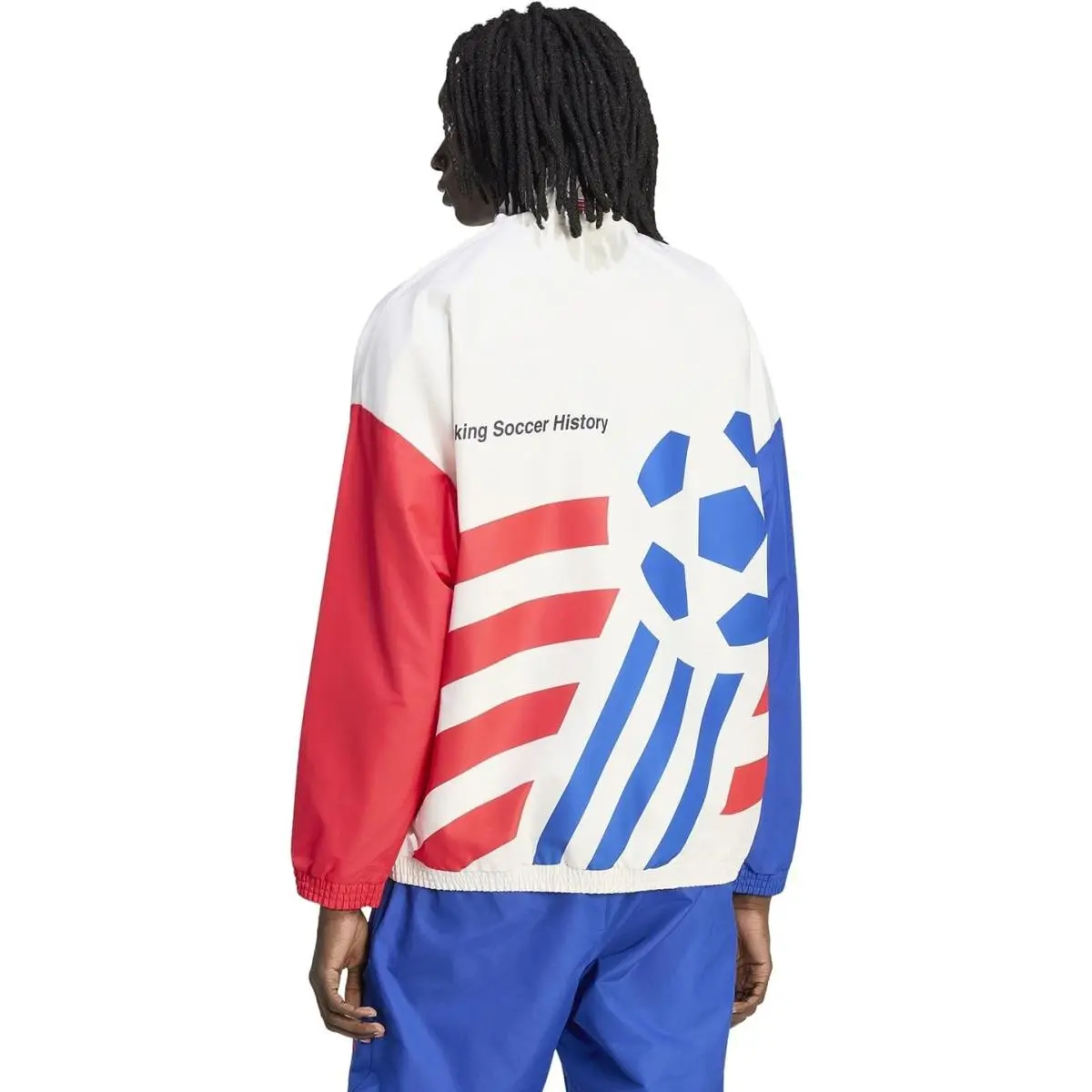 Adidas clothing - adidas Originals Graphic Woven Track Top - KC5442 - White 1