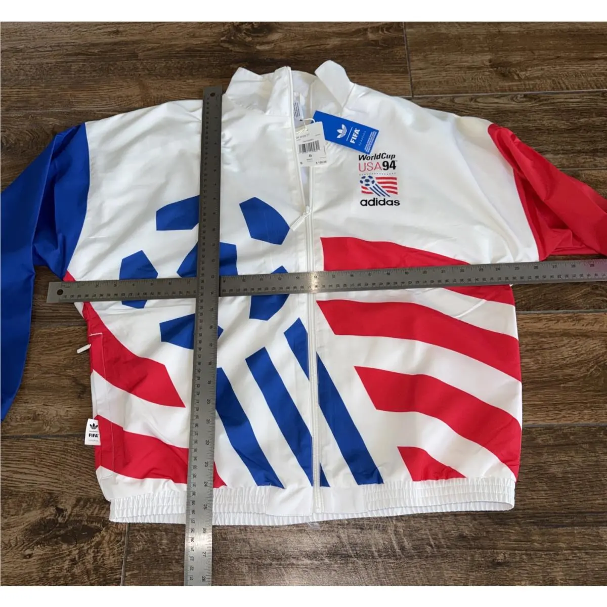 Adidas clothing - adidas Originals Graphic Woven Track Top - KC5442 - White 9