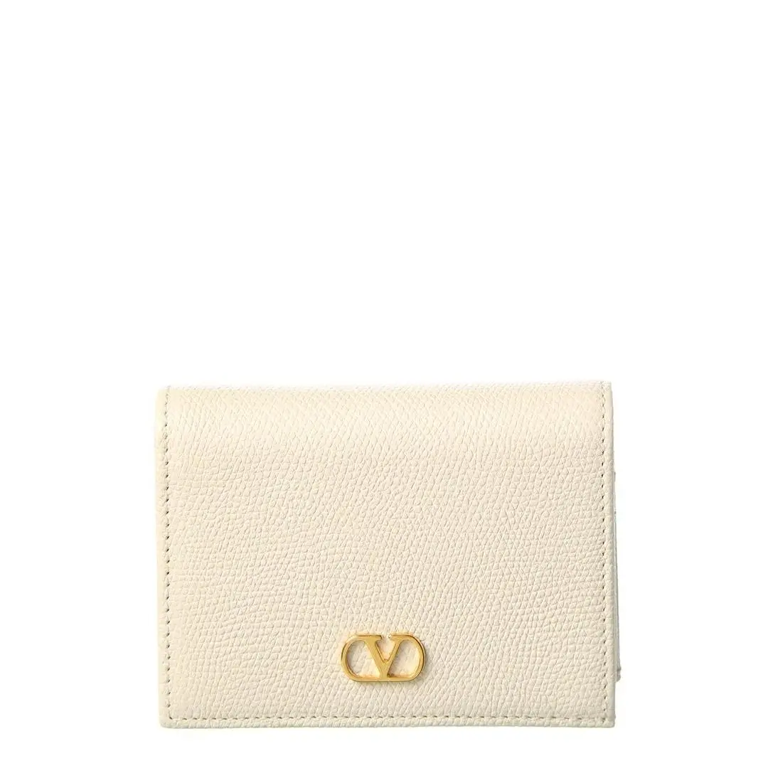 Vlogo Signature Leather Card Case Women`s by Valentino
