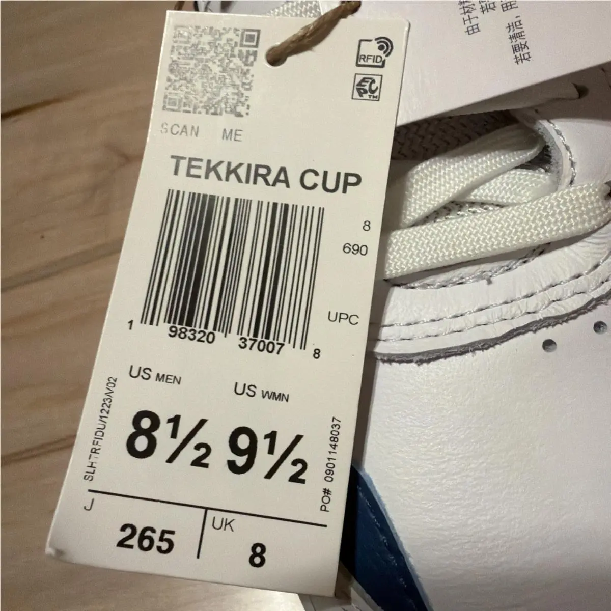 Adidas shoes - adidas Tekkira Cup - Tekkira Cup - HQ4814 - White, Manufacturer: Cloud White/Dusky Petrol/Better Scarlet 4