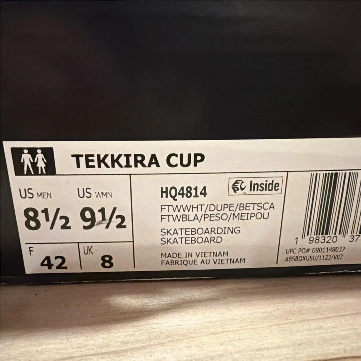 Adidas shoes - adidas Tekkira Cup - Tekkira Cup - HQ4814 - White, Manufacturer: Cloud White/Dusky Petrol/Better Scarlet 5