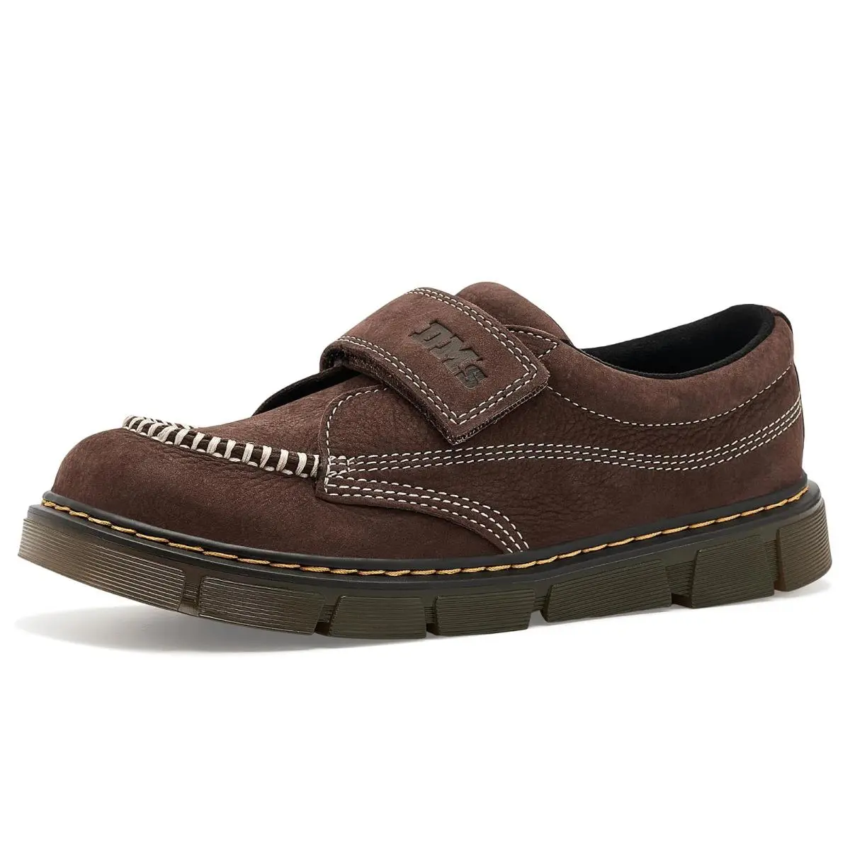 Unisex Kids Shoes  Kid`s Collection Raffe Moc Shoes Y Big Kid Dark Brown by Dr. Martens