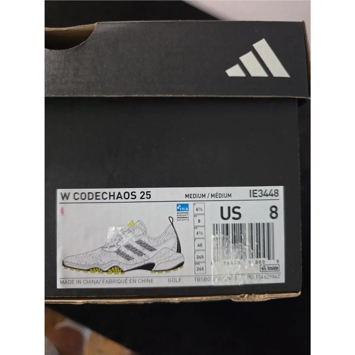 Adidas shoes - adidas CodeChaos - CodeChaos - IE3448 - White, Manufacturer: Cloud White/Core Black/Lucid Lemon 3