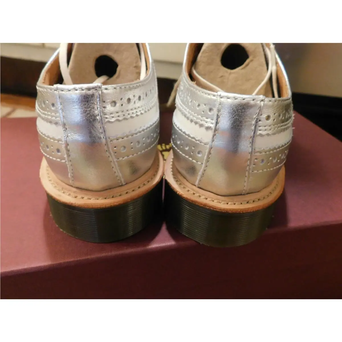 Dr. Martens shoes - Dr Martens CORE MIE 3989 - Metallic silver white (UPC: 883985462922) 7
