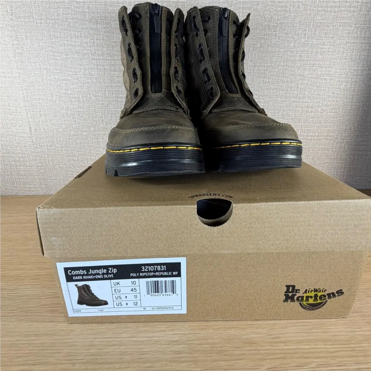 Dr. Martens shoes - Combs Jungle Zip - Combs Jungle Zip - Green 5