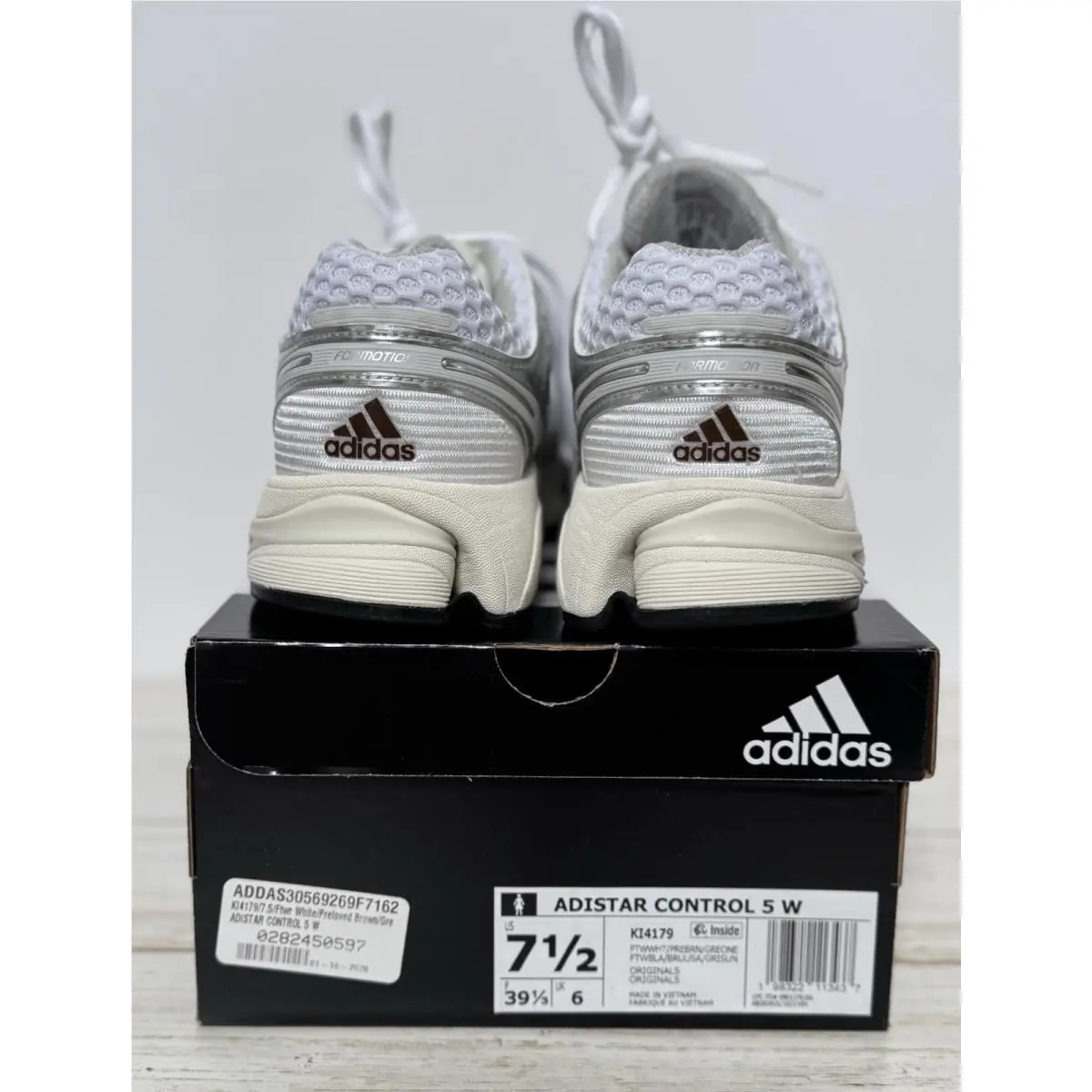 Adidas shoes - adidas ADISTAR CONTROL - ADISTAR CONTROL - KI4179 - Ftwr White/Preloved Brown/Grey 4
