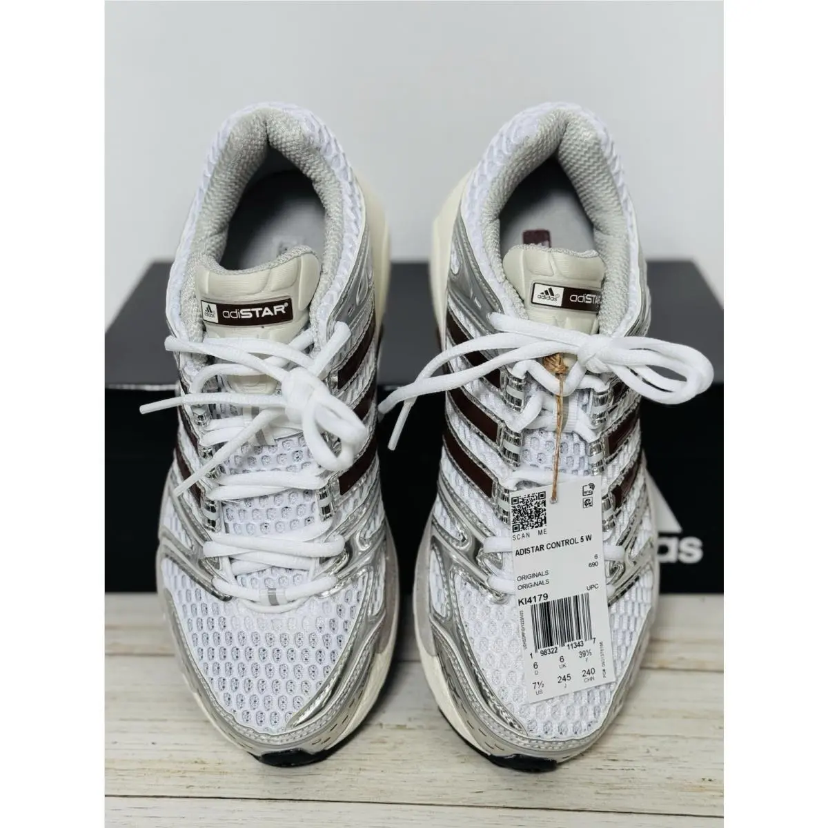 Adidas shoes - adidas ADISTAR CONTROL - ADISTAR CONTROL - KI4179 - Ftwr White/Preloved Brown/Grey 5