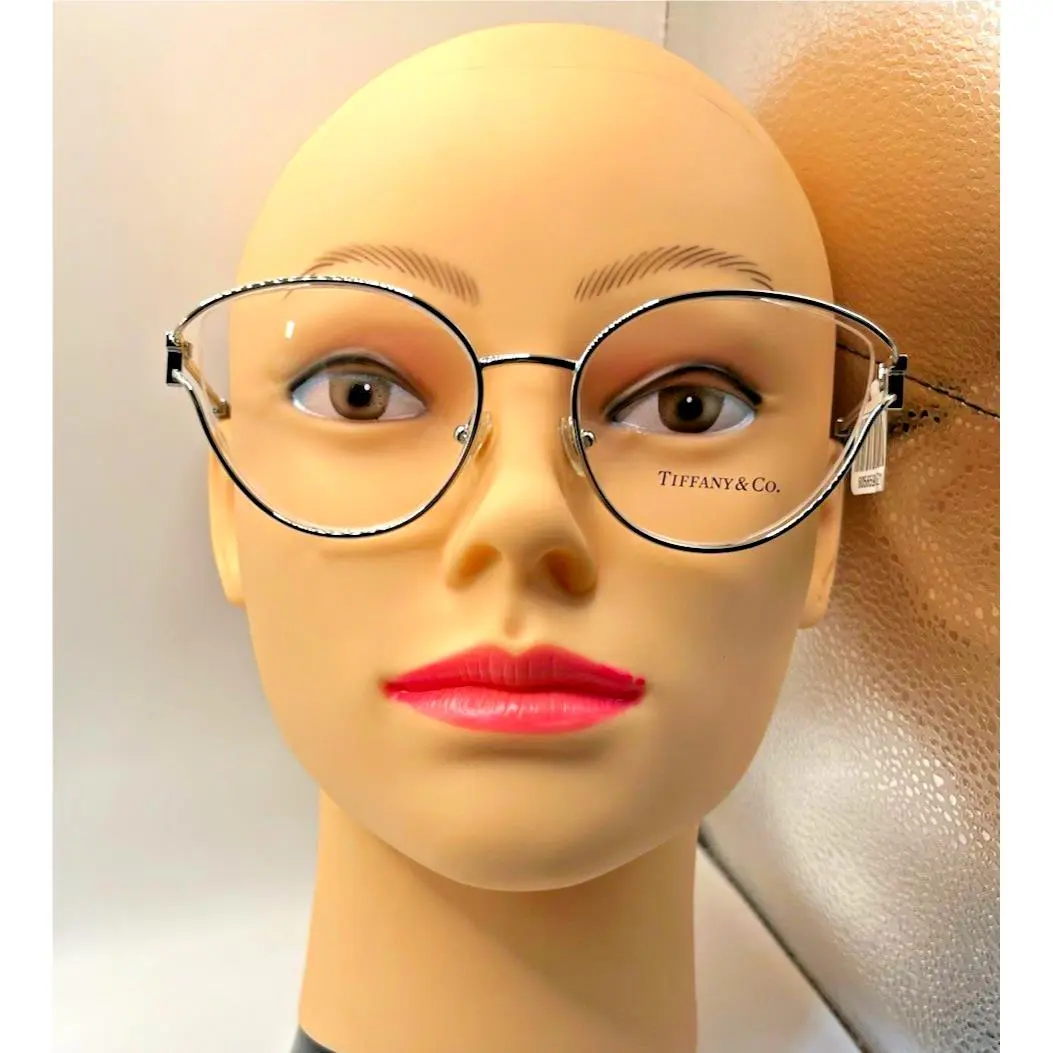 Tiffany Co. TF 1157-B 6001 Women`s Cat Eye Metal Eyeglasses Silver 54-18-135 by Tiffany & Co.