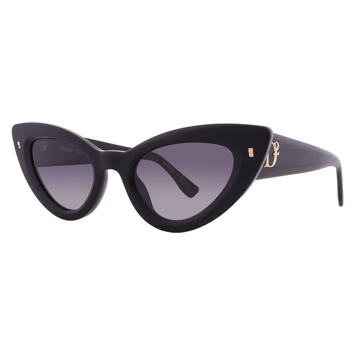 Dsquared2 Grey Shaded Cat Eye Ladies Sunglasses D2 0092/S 0807/9O 51 by DSquared2