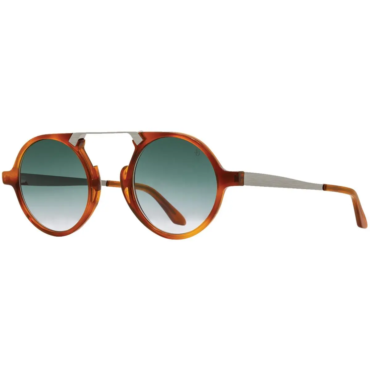 Oxford Havana Modern Round Sunglasses - OXF244ST Egn - Usa by American Optical