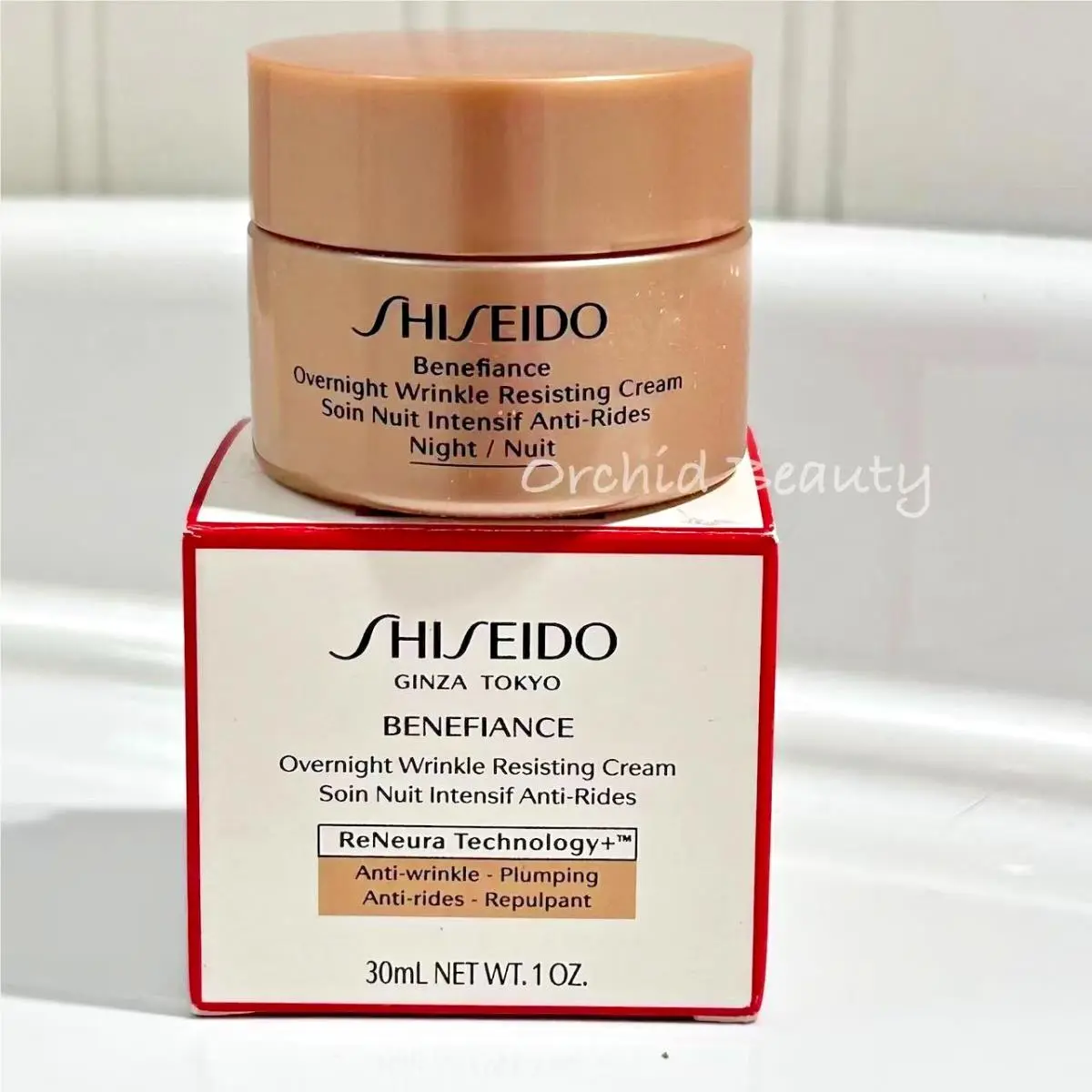 Benefiance Overnight Wrinkle Resisting Cream 30 ml/1 oz by Shiseido