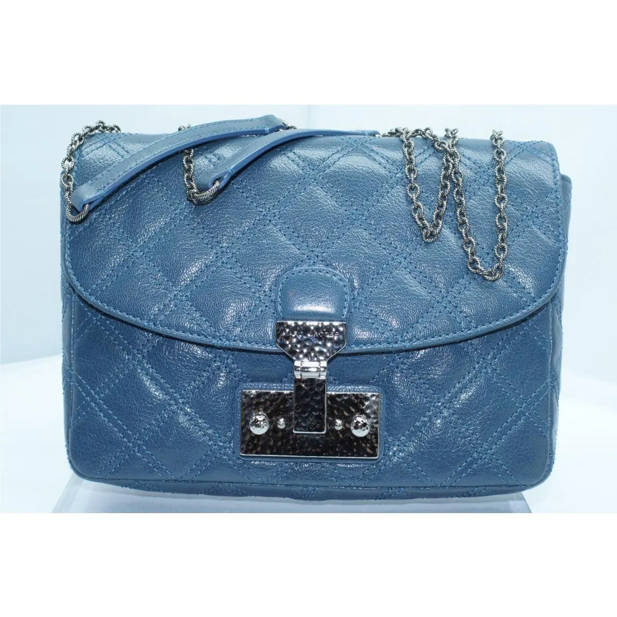 Women`s Crossbody Mini Polly Shoulder Bag Blue Handbag by Marc Jacobs