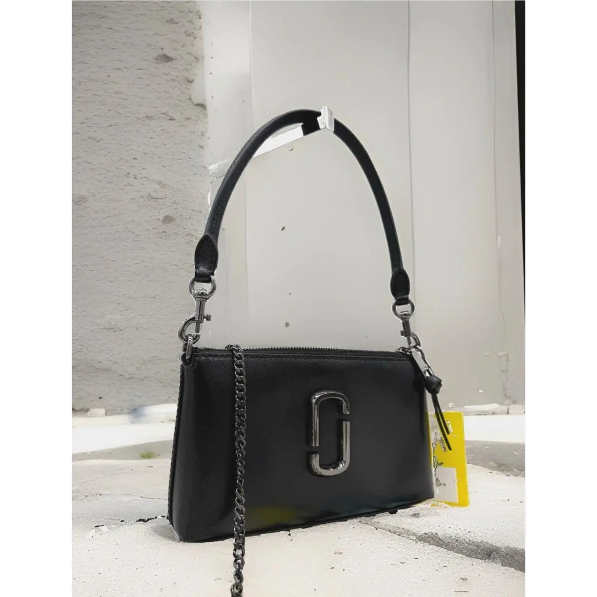 The Dtm Snapshot Leather Convertible Pochette Crossbody by Marc Jacobs