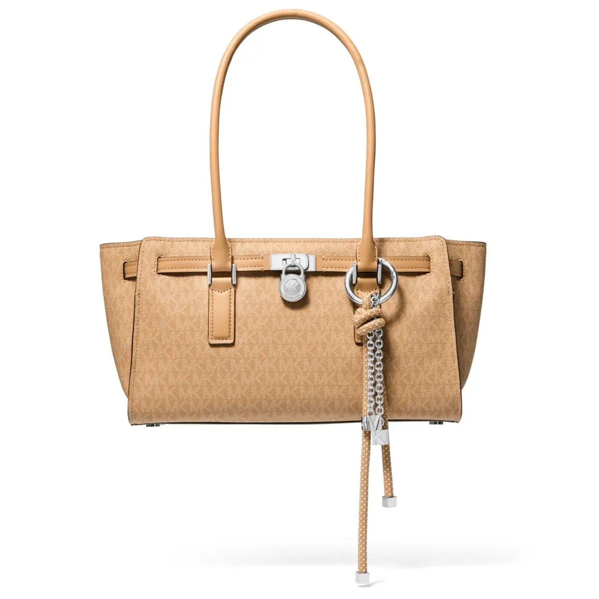 Michael Kors Hamilton Moderne East West Medium Tote Bag - Exterior: Brown