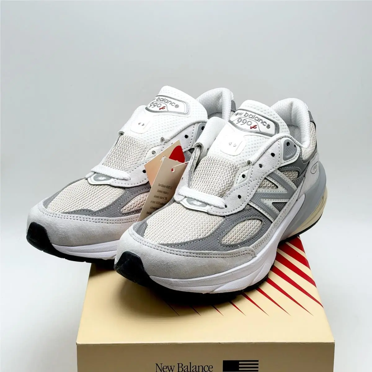 New Balance shoes - New Balance 990v6 - U990NC6 - Grey / White / Cream / Castlerock 1