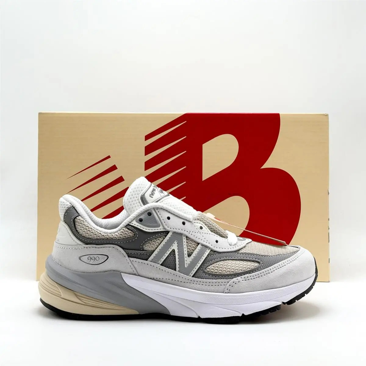 New Balance shoes - New Balance 990v6 - U990NC6 - Grey / White / Cream / Castlerock 6